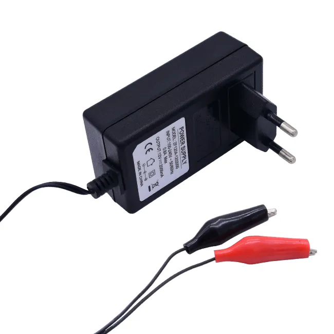 CEEAC認定2m長DC機能12V24V 42V 0.5A 1A 2A3AリチウムイオンLifepo4鉛酸NICA Nicdバッテリー充電器