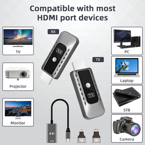 Transmisor y receptor inalámbrico para el hogar, pequeño y portátil, Plug and Play, 1080P, sala de conferencias, 30m, extensor inalámbrico HDMI - Product Image 2