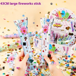 New Arrival lớn tự động Inflatable Flower Stick sáng tạo Wedding Flower Gun New Year Birthday Party trang trí bán buôn - Product Image 2