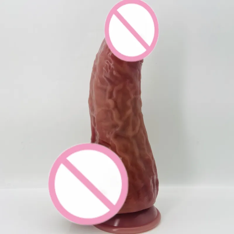 Çin'de yapılan yeni varış gerçek cilt duygu silikon sokmak büyük boy büyük yapay penis özel parçalar Masturbators Xxx seks oyuncakları