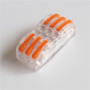 Quick <strong>Connecting</strong> Style <strong>Spring</strong> Splice <strong>Terminal</strong> 2 3 4 5 Ways Electric Cable Lever Wire <strong>Terminal</strong> <strong>Block</strong> Connectors - Product Image 6