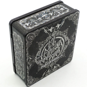 Rectangular <strong>Hinged</strong> DC/DVD Tin <strong>Box</strong>,metal Tin CD/DVD case <strong>Box</strong> - Product Image 4