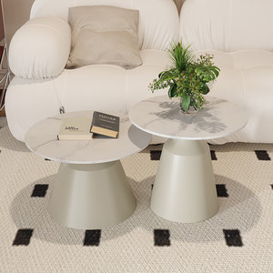 Custom Made <strong>Multi</strong> <strong>Function</strong> Functional Big Round Artificial Stone 2 in 1 Coffee Center <strong>Table</strong> for the Living Room 50m Height - Product Image 6