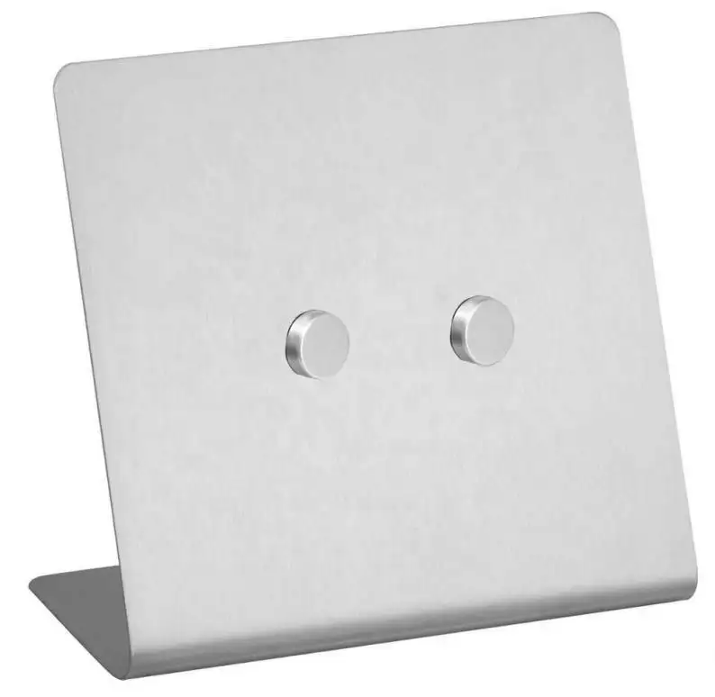 Cheap Price Multifunctional Hanging Stainless Steel Magnetic Desktop Folded Metal Bulletin Board