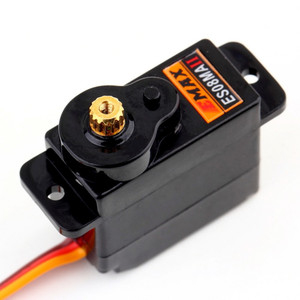 Original EMAX ES08MAII 12g Mini Metal Gear Analog Servo ES08MA II para Rc coche barco helicóptero avión Robot repuesto - Product Image 4