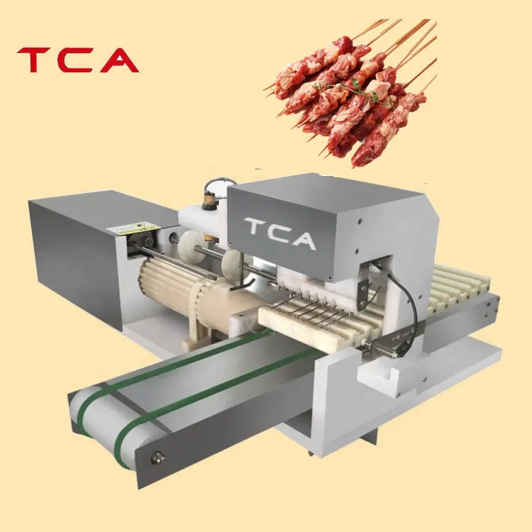 TCA-máquina industrial para hacer pinchos y carne, utensilio para hacer pinchos de kebab