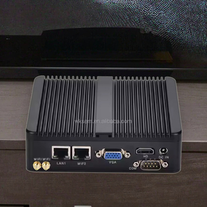 Micro Computer Mini PC Intel N2830 doppia rete e porta seriale Quad-Core Fanless con opzione WiFi HDD CN Plug - Product Image 4