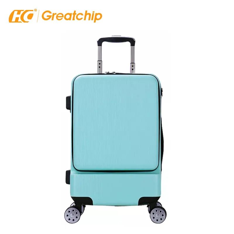 Airport travel design luggage tsa laptop pocket plane suitcase light luggage