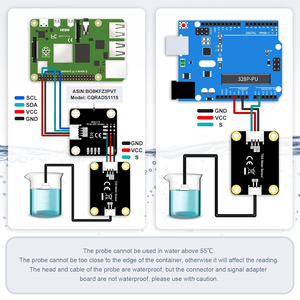 Sensore misuratore Aismartlink compatibile con Raspberry Pi Board. Per l'insegnamento dell'analisi di qualità liquida, ricerca scientifica - Product Image 4