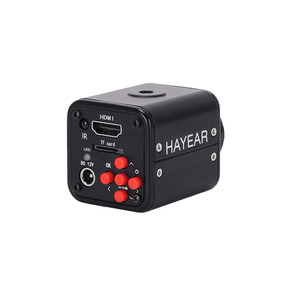 HAYEAR显微镜相机1080P 16MP HDMI兼容数字显微镜180X C安装透镜144 led灯，用于PCB修复焊接 - Product Image 4