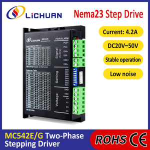 24V stepper driver per Lichuan MC542 Nema23 1a-4. 2a digital stepper motor controller - Product Image 2