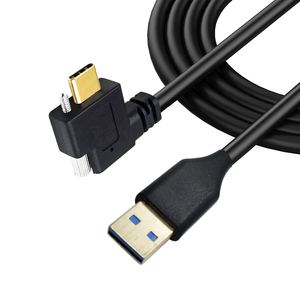 Özel yan viraj 5gbps 5a Usb 3.0 erkek tip-c usb-c tip c dirsek erkek veri vida kablosu ile 1.5m/2m/3m - Product Image 2