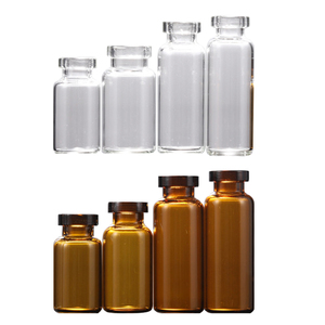 ホットセール2ml 3ml 5ml 6ml 7ml 8ml 9ml 10ml 15ml 20mlフリップトップはゴム製ストッパー付き - Product Image 4