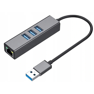 USB 1000Mbps 3 port USB 3.0 tip C HUB USB Rj45 Gigabit Ethernet MacBook adaptörü Laptop ağ adaptörü - Product Image 2