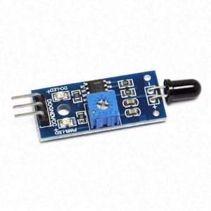 LM393 4 Pin sensore di rilevamento della fiamma modulo F e rilevatore ricevitore a infrarossi modulo per Robot Smart Car Kit