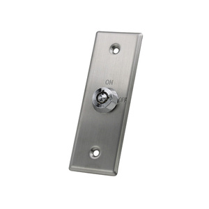 Interruttore a chiave di controllo di accesso biometrico con chiave per sistemi di controllo dell'accesso 12V/24V con pulsante in metallo per sistemi di controllo accessi - Product Image 3