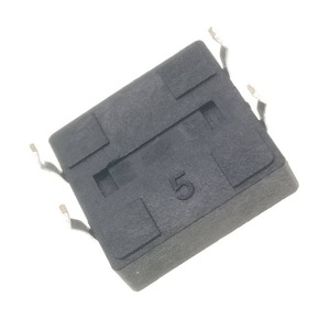 12x12x7.3mm PCB Momentaner taktiler Schalter B3F-4055 Mini-Drucksc halter DIP 4PIN 12*12mm Schalter Schwarz - Product Image 2