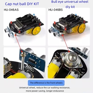 Microcontrollore intelligente per auto ad ultrasuoni per evitare gli ostacoli per il monitoraggio delle auto che vanno robot programmazione kit per auto fai da te - Product Image 4