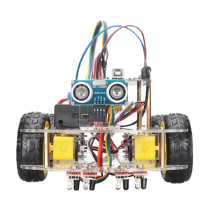 Eparthub Smart Car Robot Kit mit Ultraschalls ensor zur Leitungs verfolgung und Hindernis vermeidung in Fernbedienung anwendungen