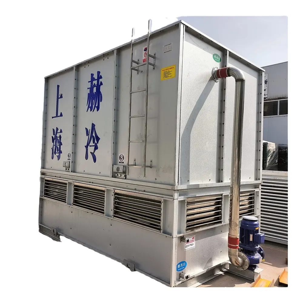 Condensador evaporativo industrial de torre de refrigeración de agua y ahorro de energía