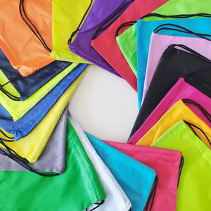 Portable Unisex <strong>String</strong> <strong>Nylon</strong> Waterproof Drawstring Bag Custom logo Polyester Custom Backpack Gym Sport Drawstring Bag <strong>with</strong> logo - Product Image 2