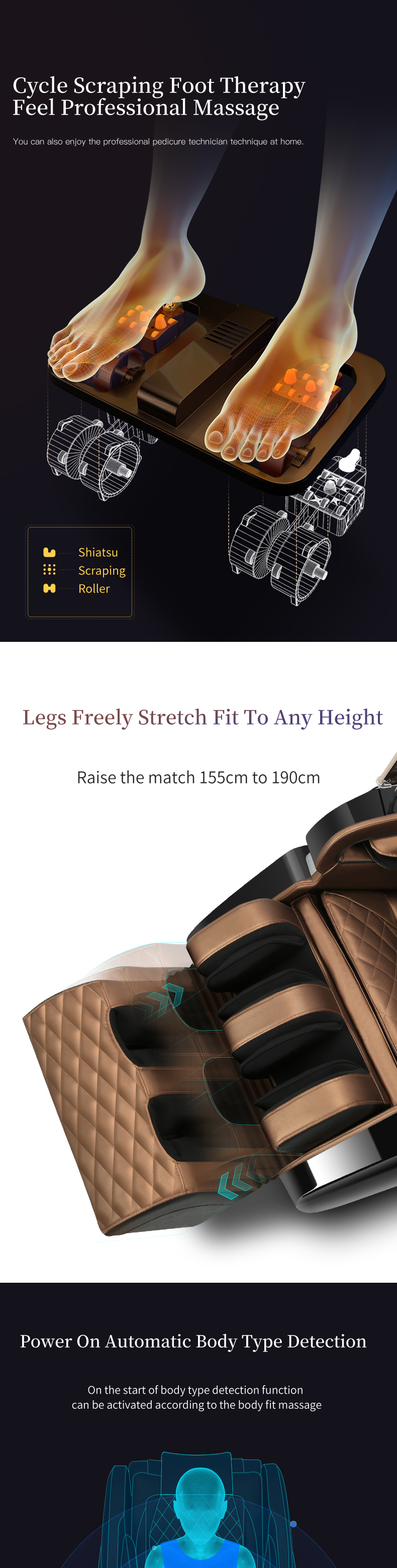 Jare M8 Manufacturer  Cheap price  Sale Sl-Track Parts Massager Zero Gravity Material Origin Type Full body Massage Chair