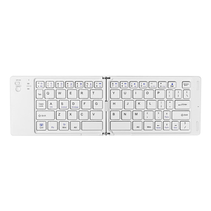 Teclado BT plegable universal Teclado óptico inalámbrico portátil con retroiluminación LED Nuevo para IOS Android para Windows Mac Desktop - Product Image 5