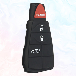 MS 3 + 1 Sedan düğmeleri Chrysler için uzaktan anahtar düğmesi ped/Jeep/Dodge araba kauçuk silikon yedek akıllı anahtar vaka onarım deri - Product Image 5