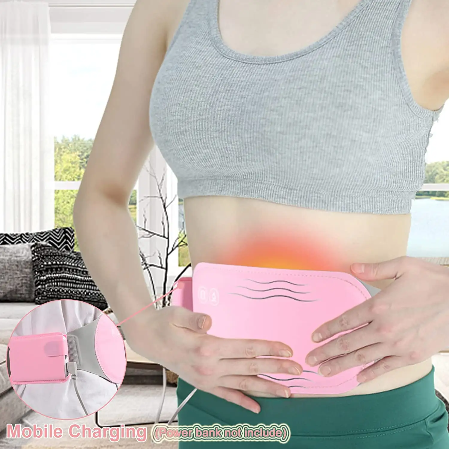 Ceinture de Massage thermique, appareil électrique chauffant pour le corps, le dos, le cou et les épaules