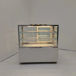 New Arrive Glass Door Freezer Retro <strong>350l</strong> Black Fridge Commercial Cakes Display Cabinet Cake Crispe Freezers Foods Cooler