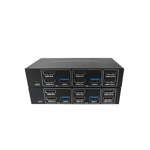 4K@60HZ hdmi 2.0 4k <strong>KVM</strong> <strong>Switch</strong> 8bit <strong>4</strong>:<strong>4</strong>:<strong>4</strong> RGB HDR&amp; DO-LBY Vision Dual Monitor USB 3.0