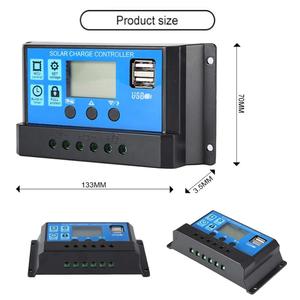 Цена по прейскуранту завода-изготовителя 10/20/30A USB PWM регулятором солнечного панели солнечной батареи регулятор заряда интеллигентая (ый) контроллер - Product Image 6