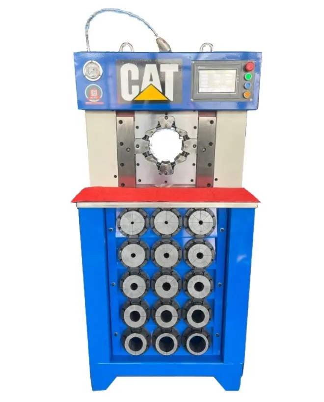 Máquina prensadora Cat120l, crimpadora de tubos de goma, máquina prensadora de manguera hidráulica de alta presión CAT120 proporcionada 3 años 1250