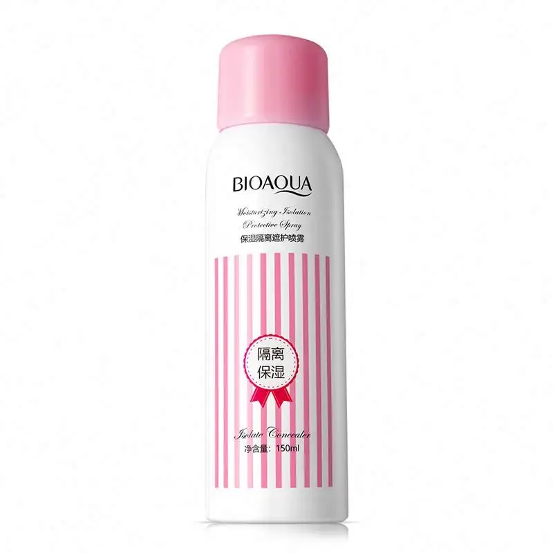 Desodorante spray facial para o corpo, 150ml Bioaqua atacado, controle suave de óleo, hidratante, proteção do isolamento