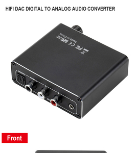 Toslink óptico a amplificador HiFi analógico/Coaxial a óptico 3,5mm L/R convertidor de Audio Digital a analógico con Control de volumen - Product Image 6