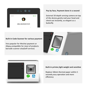 Новый киоск с QR-сканером, принтер, Мобильный Pos-терминал Android, сенсорный экран, настольный Pos-терминал Android - Product Image 3