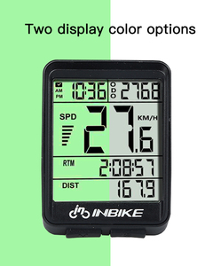 INBIKE 2.1inch Bicycle <strong>Computer</strong> <strong>Wireless</strong> Wired Stopwatch Speedometer for MTB Motorcycle Digital Speedometer - Product Image 3