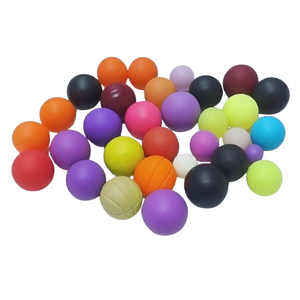 Tùy Chỉnh Mini Độ Đàn Hồi Cao Bóng Đồ Chơi Silicone Tự Nhiên Cao Su Nhỏ Cứng Nảy Bóng In Logo Pet Dog Đồ Chơi - Product Image 1