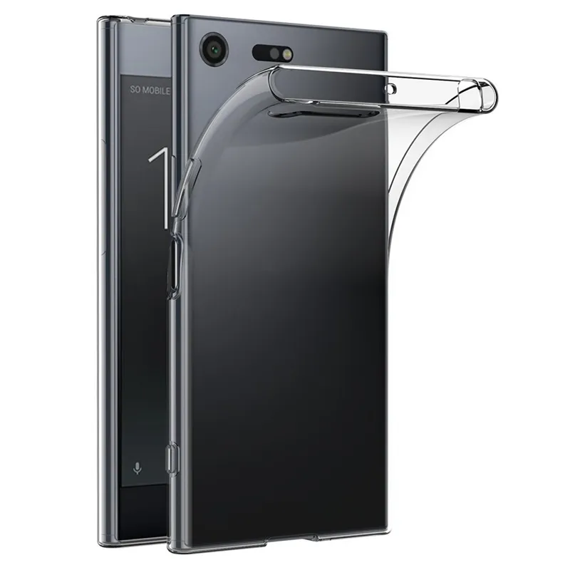 Großhandel Handy hülle 1.0mm Clear Soft TPU Handy hülle Für Sony Xperia XZ Premium XZ1 XZ2 XA2 Ultra Plus