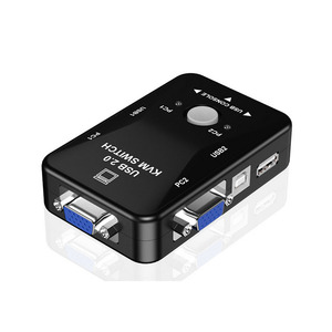 <strong>KVM</strong> <strong>Switch</strong> Box 2Port for Computer Sharing Monitor USB 2.0