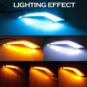 ไฟตัดหมอกกลางวัน LED เต็มรูปแบบสำหรับ Toyota Corolla L LE XLE ไฮบริด2020 2021 2022 2023สัญญาณไฟเลี้ยวแบบไดนามิกกันชน - Product Image 4