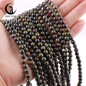 Zhe Ying 6/8/10mm Dragon Blood Jasper Stone <strong>Beads</strong> Bracelet Natural Stone <strong>Beads</strong> for Jewelry Making Dragon Blood Jasper <strong>Beads</strong> - Product Image 6