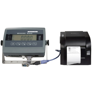 Factory Supply 3 Colors Alarm Light Lcd Led Print <strong>Function</strong> Weighing <strong>Indicator</strong> Digital Electronic Weighing <strong>Indicator</strong> with Printer - Product Image 3