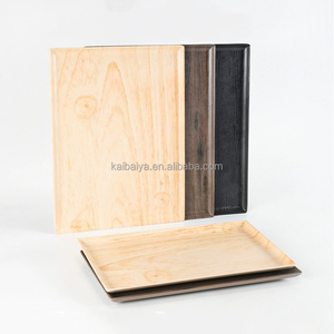 定制标志大矩形木质三聚氰胺托盘木板服务塑料牢不可破托盘 - Product Image 2