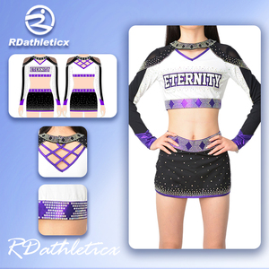 Custom for Girls Free Design Your Own Fancy Hot <strong>Cheap</strong> Majorette Dance Outfit Uniforms Cheerleading Uniforms - Product Image 5