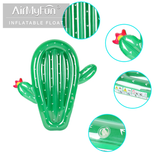 Airmyfun ICTI מתנפח בריכה לצוף קקטוס מתנפח שחייה צעצועי floaters לברכת שחייה