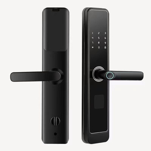 Electronic Keyless Finger Print Smart Locks Password Digital Fingerprint Door Handle Lock with <strong>Code</strong> and Key for Home - Product Image 1