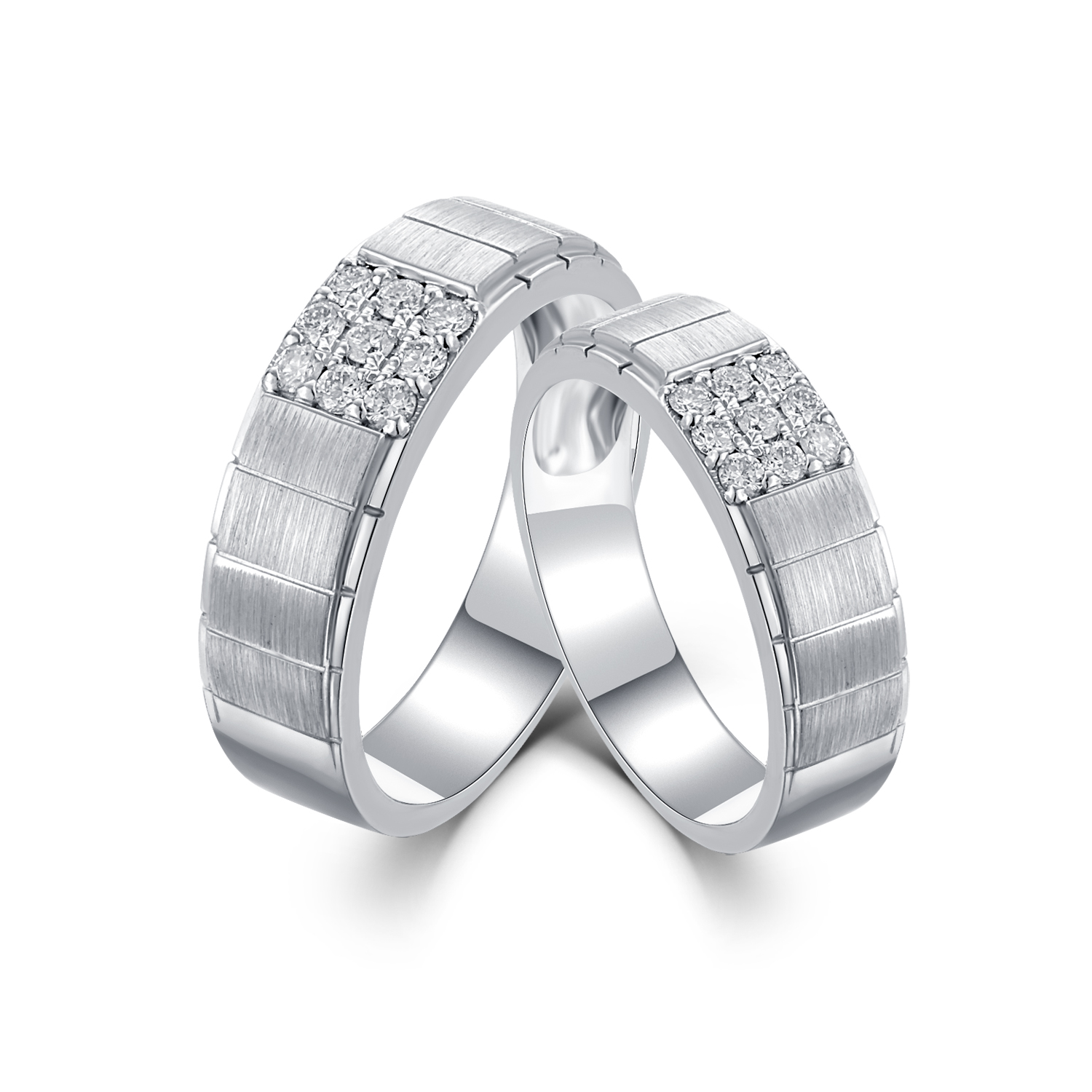 Or blanc 18K