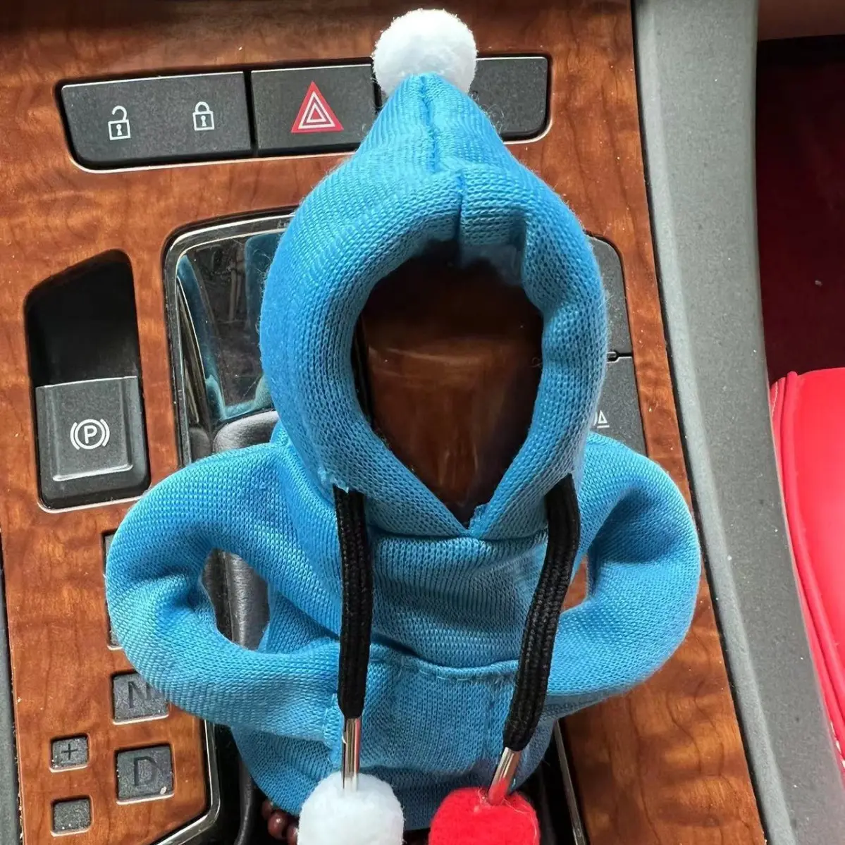 Cubierta de cambio de marchas para coche, perilla de cambio de marchas vívida, Sudadera con capucha para decoraciones de coche, protecciones, accesorios interiores universales para coche