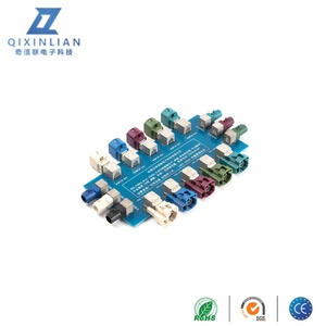 Facoaxial SMB erkek tak D kodu Z kodu konektörü PCB dayanağı koaksiyel RF konnektörleri için su geçirmez dik açı - Product Image 5